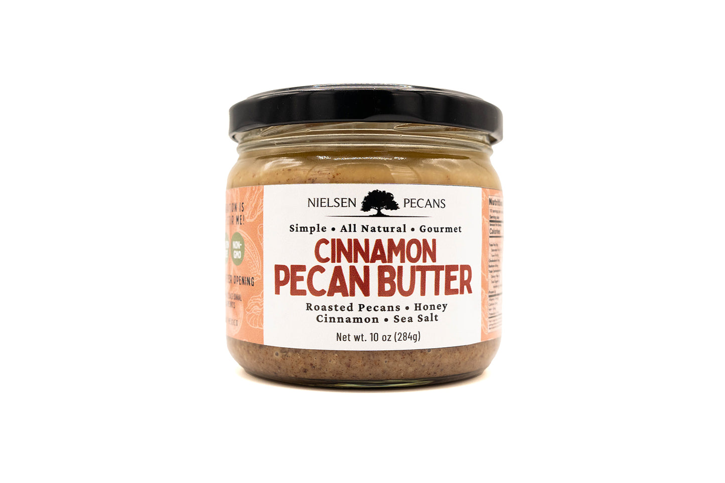 10 oz. jar of Nielsen Cinnamon Pecan Butter