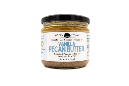 10 oz. jar of Nielsen Vanilla Pecan Butter